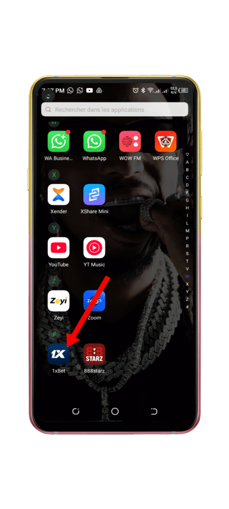 Fikia programu ya 1xbet