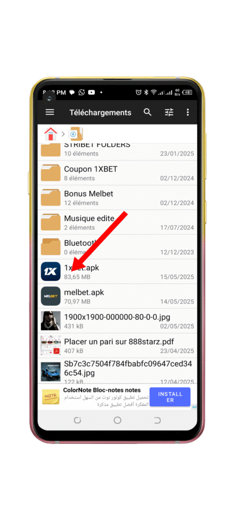 Sakinisha programu ya 1xbet Burundi