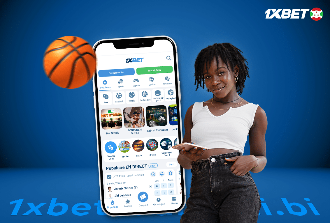 L'application 1xbet Burundi