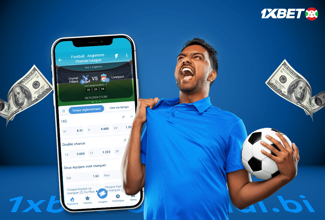 Placer un pari sur 1xbet Burundi