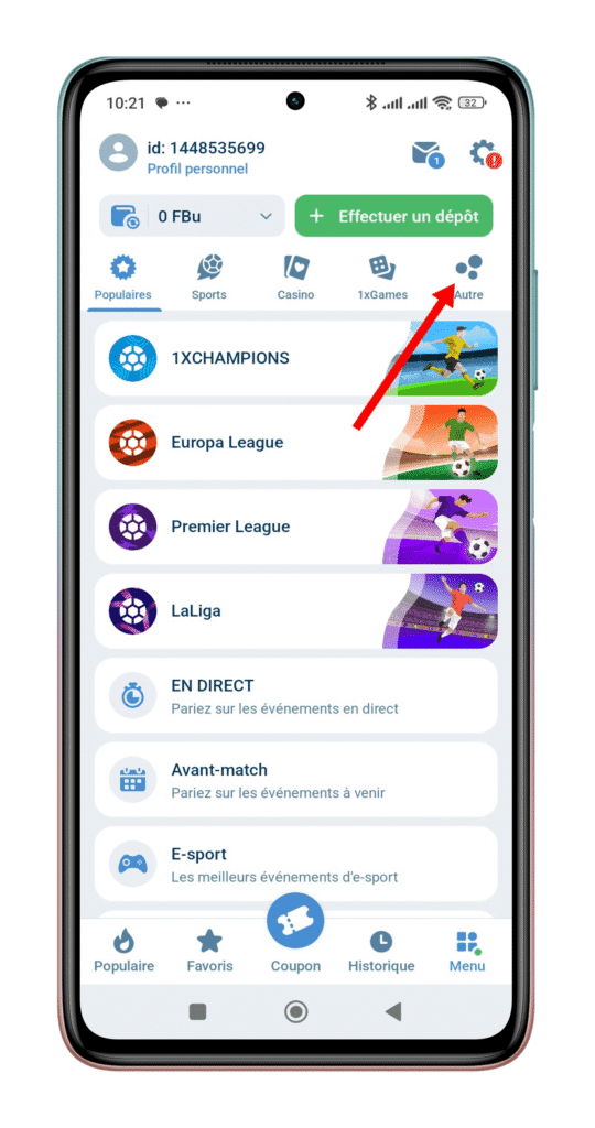 Bonyeza "Nyingine"«