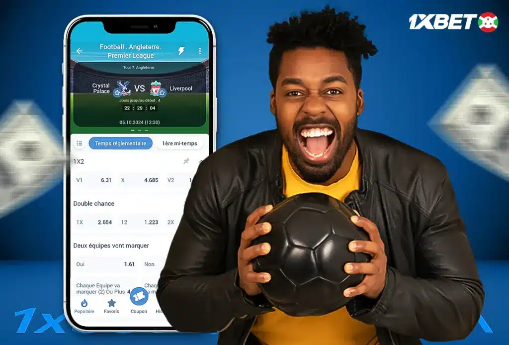 Kuweka dau lako la kwanza kwenye 1XBET iOS